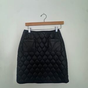 Alp N Rock Black Quilted Mini Skirt